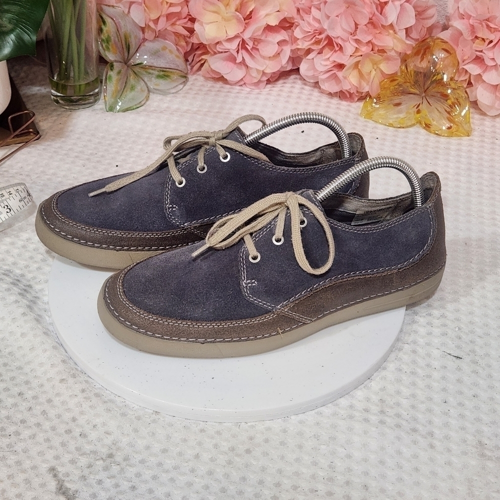 Clarks Men's Gosler Edge Sneaker Blue Suede Size 9M